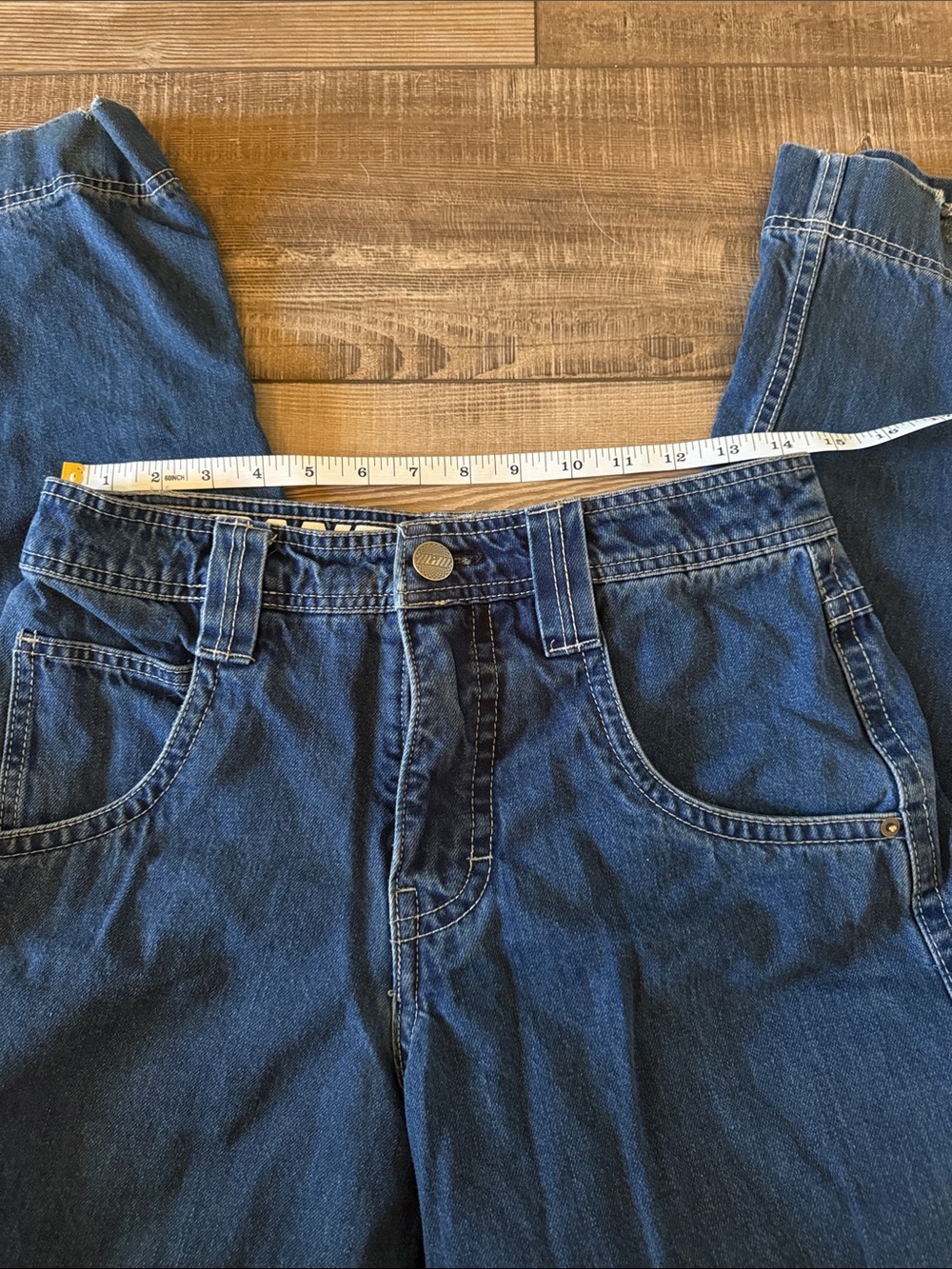 Alab mens wide leg jeans - Picture 8 of 9